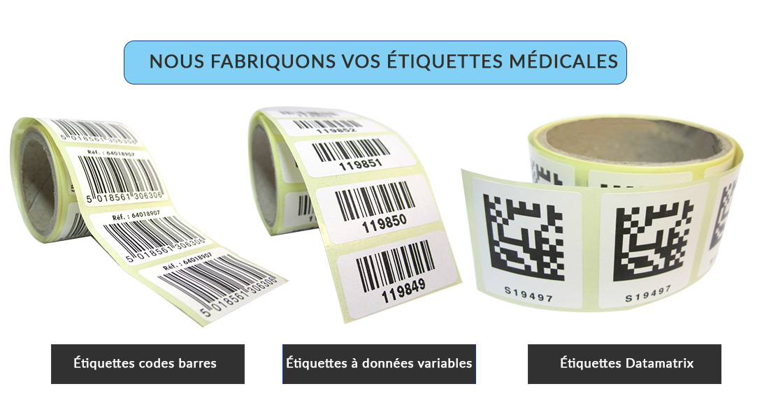 Fabricant d'étiquettes médicales sur-mesure